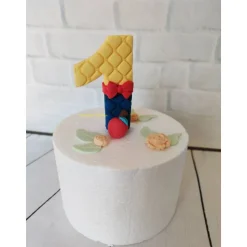 Tortenaufleger Fondant Zuckerfigur Geburtstagszahl Schneewittchen Zwerge Einhornzahl