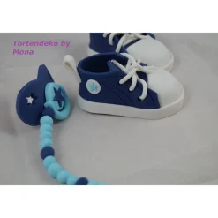 Tortenaufleger Fondant Zuckerfigur Geburt , Taufe Tortendeko