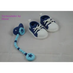 Tortenaufleger Fondant Zuckerfigur Geburt , Taufe Tortendeko