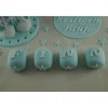 Tortenaufleger Fondant Zuckerfigur Baby Taufe Tortendeko