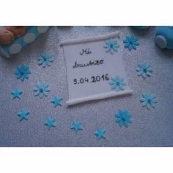 Tortenaufleger Fondant Zuckerfigur Baby,Taufe Tortendeko