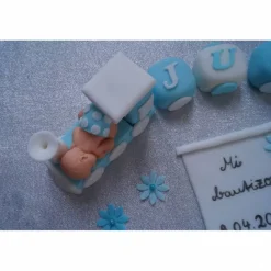 Tortenaufleger Fondant Zuckerfigur Baby,Taufe Tortendeko