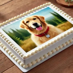 Tortenaufleger mit Wunschmotiv – Essbares Fondantbild (rund ∅ 20 cm oder DIN A4)