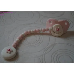 Tortenaufleger Tortendeko Fondant Zuckerfigur Geburt , Taufe