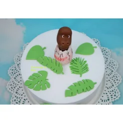 Tortendeko Dino aus den Ei  Urzeittier Tortenaufleger Fondantfigur Zuckerfigur