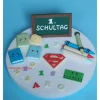 Tortendeko  Fondant Schulanfang Schule Einschulung SchulsetTortendeko Tortentopper Tortenaufleger Fondant Schulanfang Sc