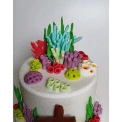 Tortendeko Fondantdeko Meerwasser Wasserwelt Nemo Arielle