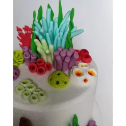 Tortendeko Fondantdeko Meerwasser Wasserwelt Nemo Arielle