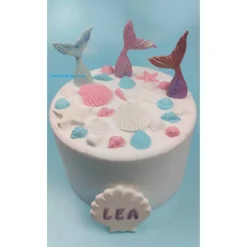 Tortendeko für ein Geburtstag Meerjungfrau  Mermaid  Unterwasserwelt