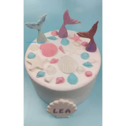 Tortendeko für ein Geburtstag Meerjungfrau  Mermaid  Unterwasserwelt