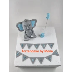 Tortendeko Tortentopper Geburtstag Eisbär Bruno