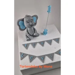 Tortendeko Tortentopper Geburtstag Eisbär Bruno