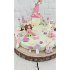 Tortendeko Tortentopper Geburtstag Feendorf  Feen Feenlandschaft