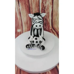 Tortendeko Tortentopper Geburtstag Zebra Fussball Italien