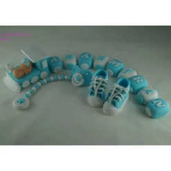 Tortendeko Tortentopper Tortendeko Fondant Zuckerfigur Zug  für ihre Motivtorte