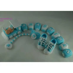 Tortendeko Tortentopper Tortendeko Fondant Zuckerfigur Zug  für ihre Motivtorte