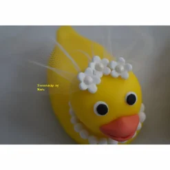 Tortendeko Tortentopper Tortenaufleger Fondantdeko für die Hochzeit Entchenpaar