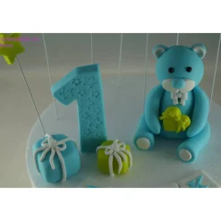 Tortendeko Tortentopper Tortenaufleger Fondant Zuckerfigur Baby,Taufe