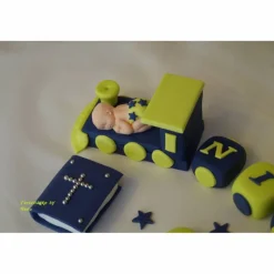 Tortendeko Tortentopper Tortendeko Fondant Tortenfigur Geburtstag Zug Fondantfigur