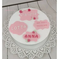 Tortendeko Tortentopper Tortenaufleger Fondant Zuckerfigur Namesschilder Torte