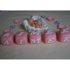 Tortendeko Tortentopper Tortenaufleger Fondant Zuckerfigur Geburt , Taufe