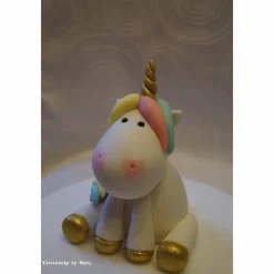 Tortendeko Tortentopper Tortenaufleger Fondantdeko Einhorn Regenbogen