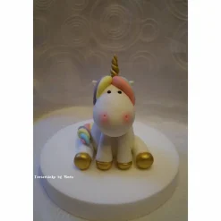 Tortendeko Tortentopper Tortenaufleger Fondantdeko Einhorn Regenbogen