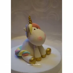 Tortendeko Tortentopper Tortenaufleger Fondantdeko Einhorn Regenbogen