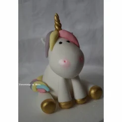 Tortendeko Tortentopper Tortenaufleger Fondantdeko Einhorn Regenbogen