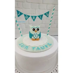 Tortendeko Tortentopper Tortenaufleger ZuckerfigurTaufe