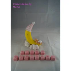 Tortendeko Tortentopper Tortenaufleger Fondant ,Geburtstag , Geburt, Taufe