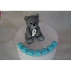 Tortendeko Tortentopper Tortenaufleger Fondant Zuckerfigur Hochzeit