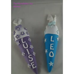 Tortendeko Tortentopper Tortenaufleger Fondant Zuckerfigur Schulset