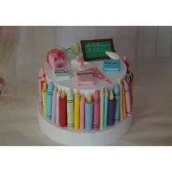 Tortendeko Tortentopper Tortenaufleger Fondant Zuckerfigur Schulset