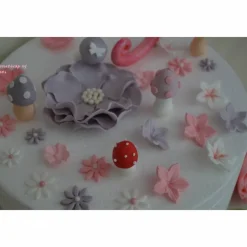 Tortendeko Tortentopper Tortenaufleger Fondantdeko für den Geburtstag Feen und Elfen