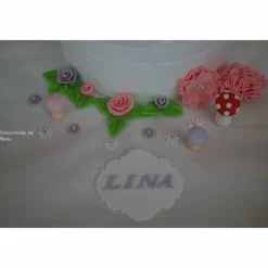 Tortendeko Tortentopper Tortenaufleger Fondantdeko für den Geburtstag Feen und Elfen