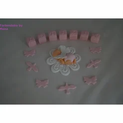 Tortendeko Tortentopper Tortenaufleger Fondant Zuckerfigur Baby für ihre Motivtorte