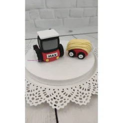 Tortendeko Tortentopper Tortenaufleger Zuckerfigur Traktor Bauernhof Hühner