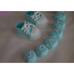 Tortendeko Tortentopper Tortenaufleger Fondant Zuckerfigur Geburt , Taufe