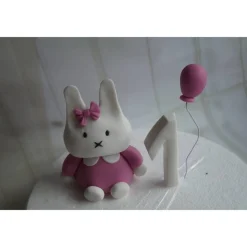 Tortendeko Tortentopper Tortenaufleger Fondant Zuckerfigur Geburt , Taufe, Geburtstag