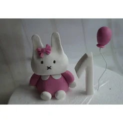 Tortendeko Tortentopper Tortenaufleger Fondant Zuckerfigur Geburt , Taufe, Geburtstag