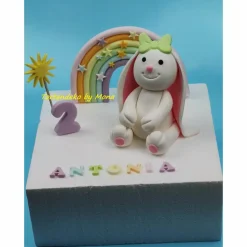 Tortendeko Tortentopper Zuckerfigur Tortenaufleger Hase Hopsi