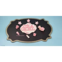 Tortendeko Tortentopper Zuckerfigur Fondantfigur Baby Baby Shower Party  Geburt