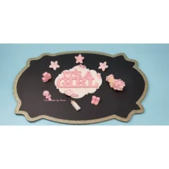 Tortendeko Tortentopper Zuckerfigur Fondantfigur Baby Baby Shower Party  Geburt