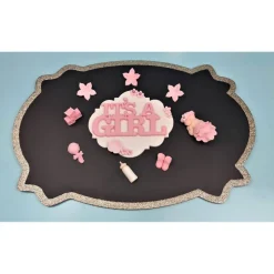 Tortendeko Tortentopper Zuckerfigur Fondantfigur Baby Baby Shower Party  Geburt