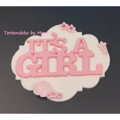 Tortendeko Tortentopper Zuckerfigur Fondantfigur Baby Baby Shower Party  Geburt