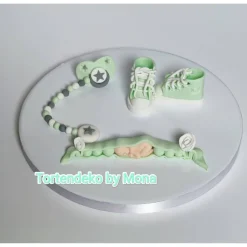 Tortendeko Tortentopper Zuckerfigur  Taufe Geburt Baby