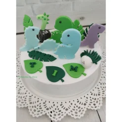 Tortendeko Tortentopper Zuckerfigur Dinosaurier Set Kindergarten  Dino Saurus