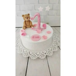 Tortendeko Tortentopper Zuckerfigur Teddy Maya oder Teddy Rosalie