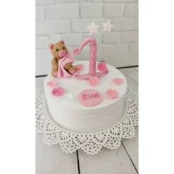 Tortendeko Tortentopper Zuckerfigur Teddy Maya oder Teddy Rosalie